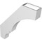 Ekena Millwork 3 1/2-in. W x 20-in. D x 24-in. H Balboa Architectural Grade PVC Knee Brace BRCP035X20X24BOA - alternate 3